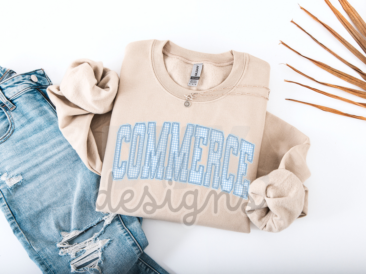 Gingham Commerce Sweatshirts