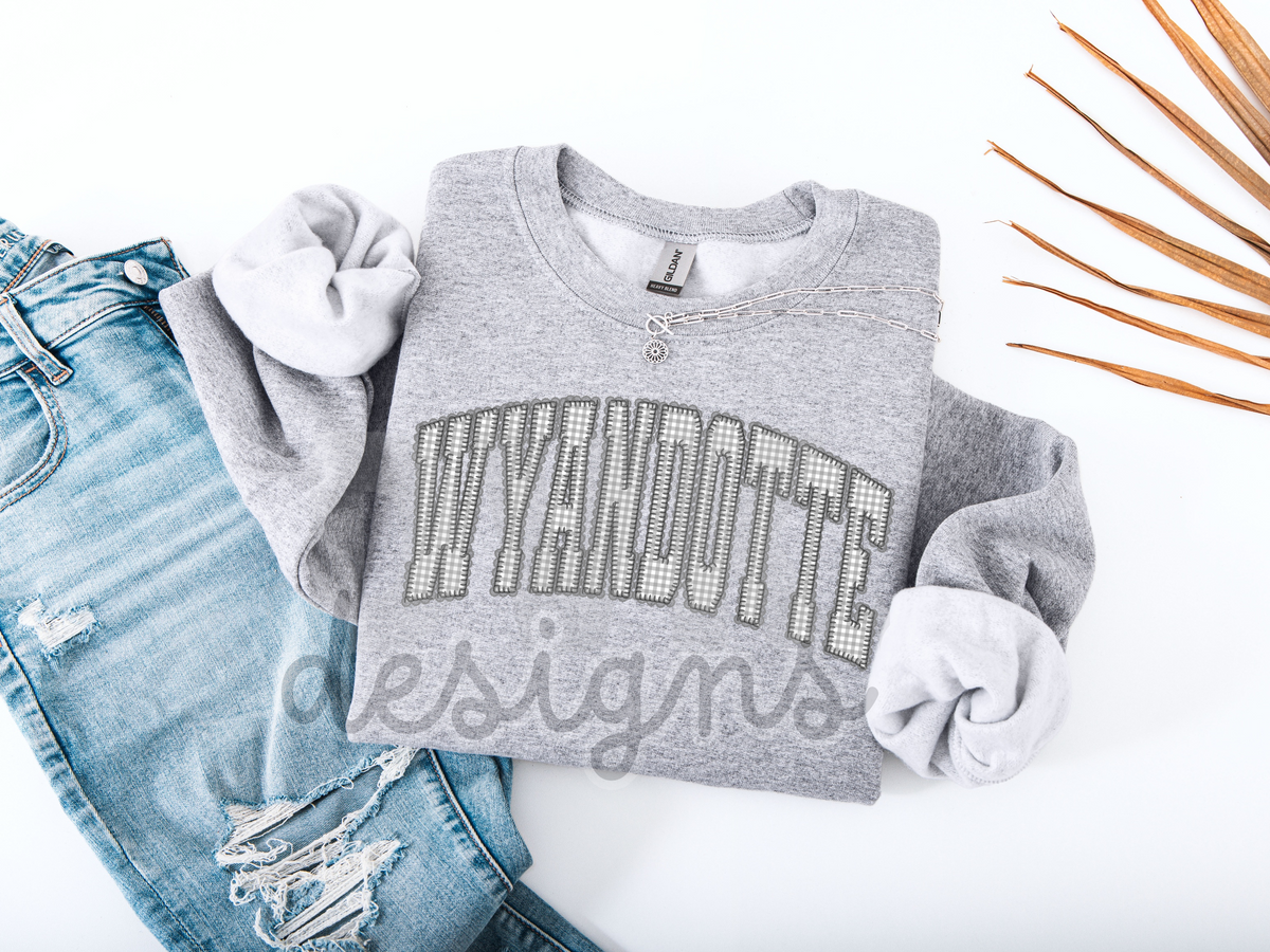 Gingham Wyandotte Sweatshirts