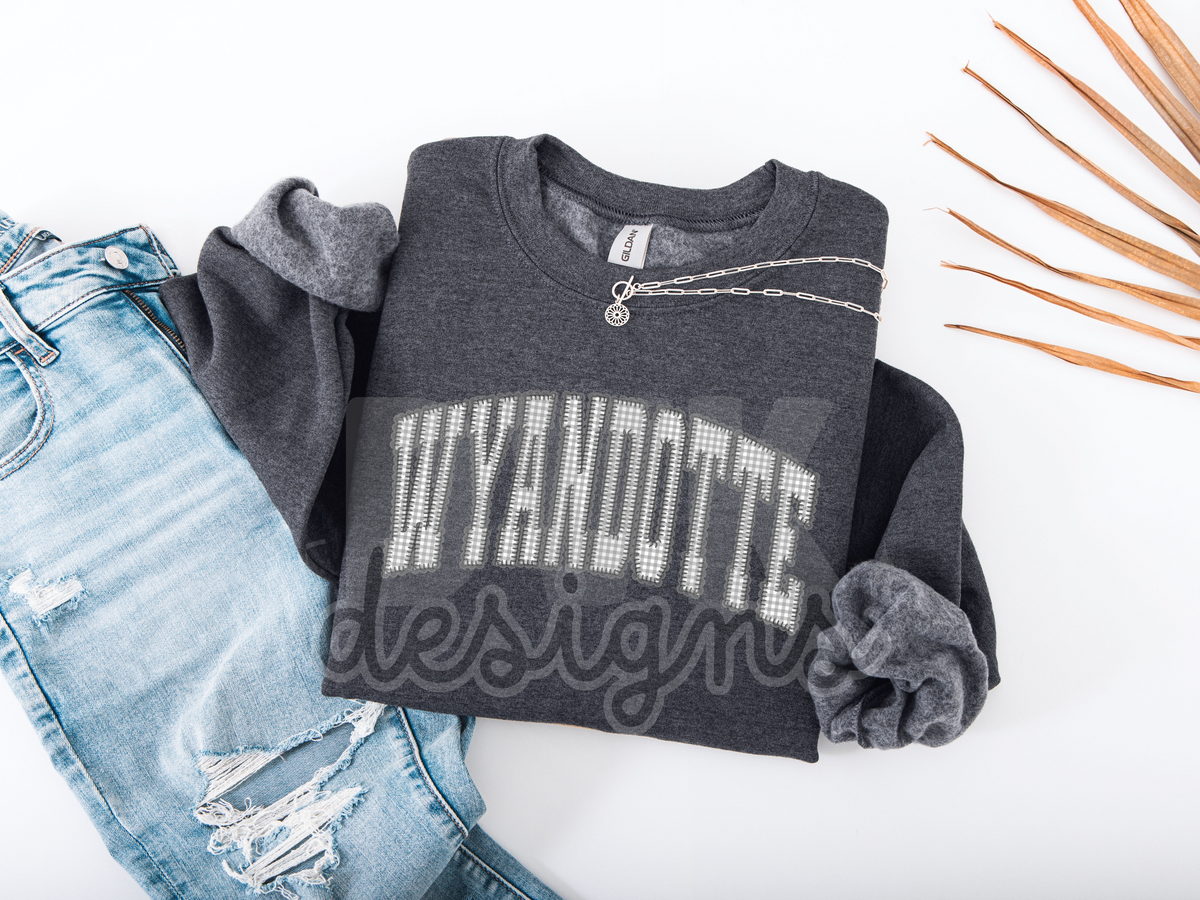 Gingham Wyandotte Sweatshirts