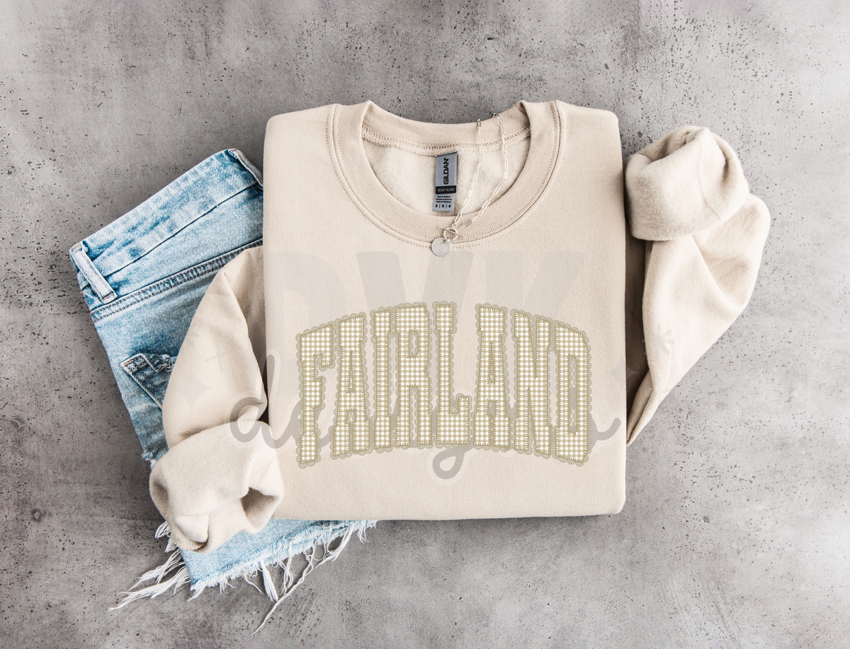 Gingham Fairland Sweatshirts