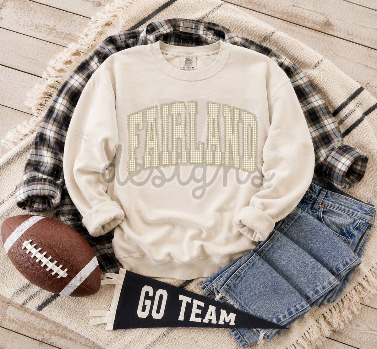Gingham Fairland Sweatshirts