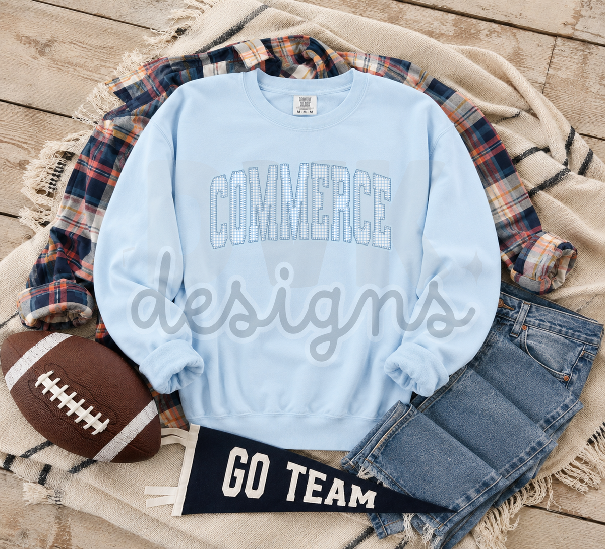Gingham Commerce Sweatshirts