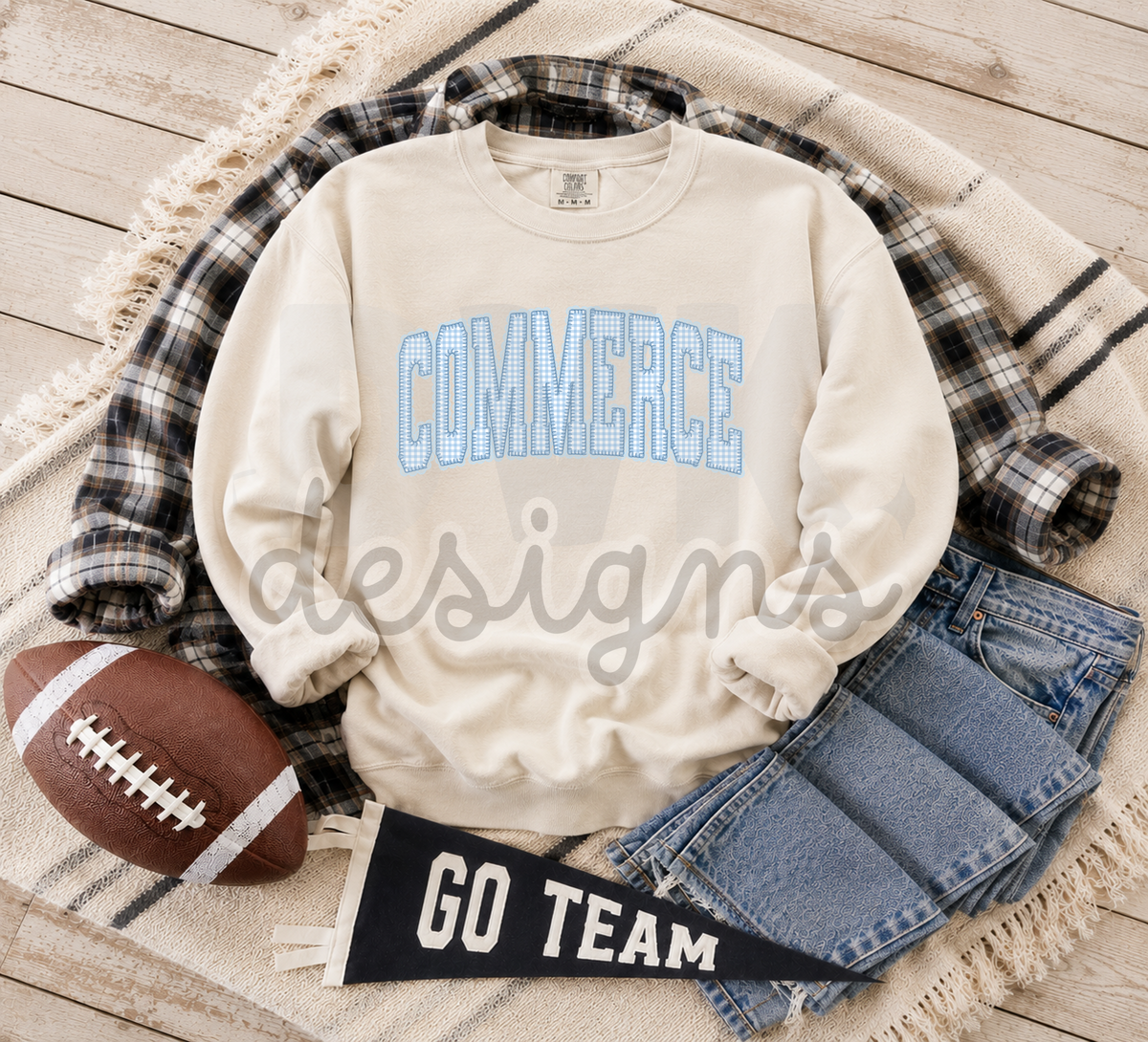 Gingham Commerce Sweatshirts
