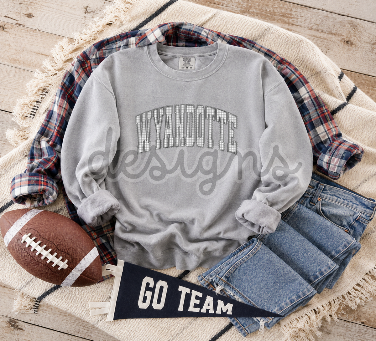 Gingham Wyandotte Sweatshirts