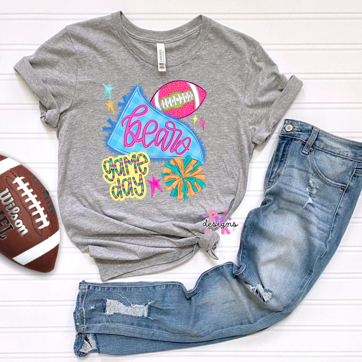 Bright Football Pennant