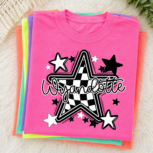 Wyandotte Checkered Star