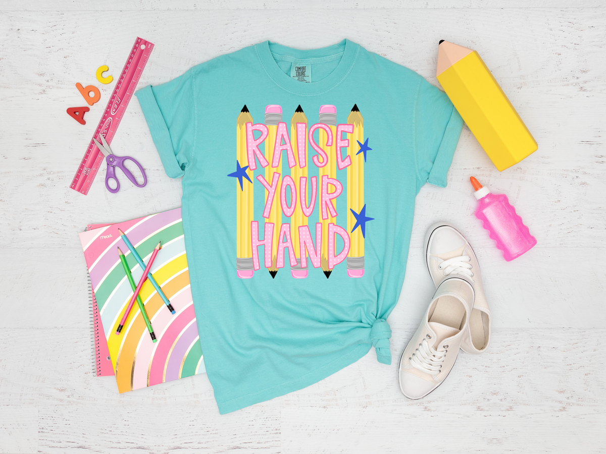 Raise Your Hand Teacher Tee