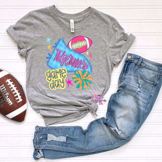Bright Football Pennant