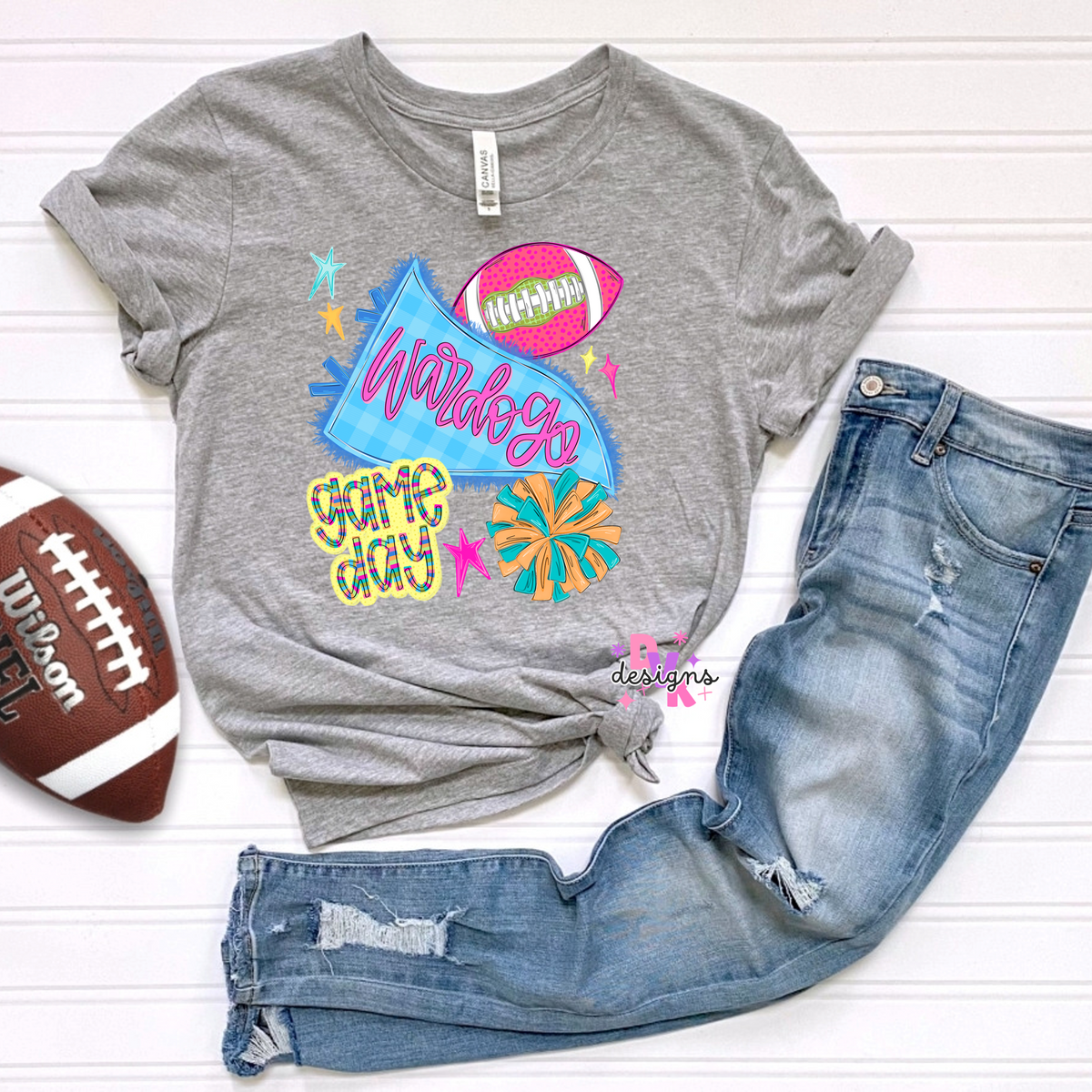 Bright Football Pennant